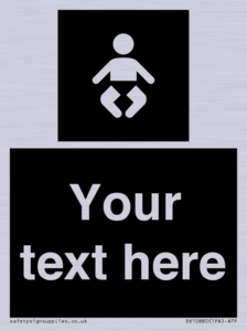 Custom information: black panel baby change